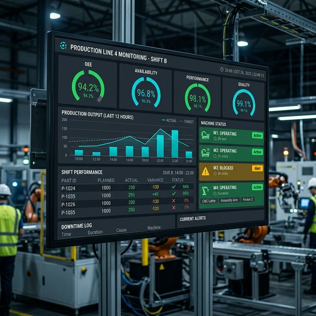 Dashboard OEE Industriale